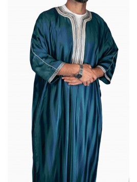 Gandoura marocaine Bleu...