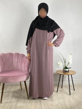 Abaya Manches élastiques -...