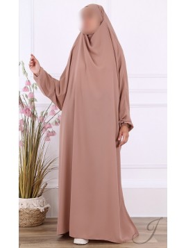 Jilbab 1 Pièce Taupe rosé...