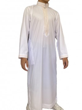 Qamis Sultan enfant - Blanc...