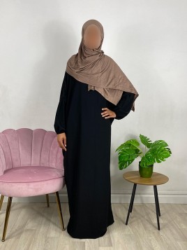 Hijab en jersey - Taupe