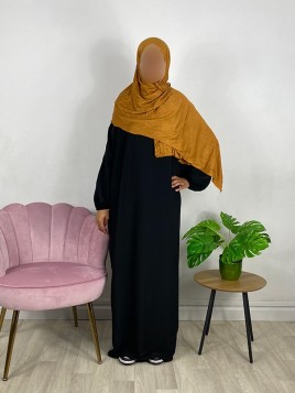 Hijab en jersey - Camel