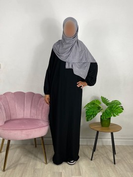 Hijab en jersey - gris souris