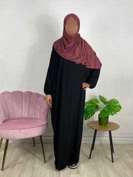 Hijab en jersey - brique