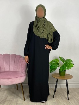 Hijab en jersey - Kaki
