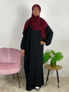 Hijab en jersey - Bordeaux