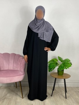 Hijab en jersey - Gris foncé