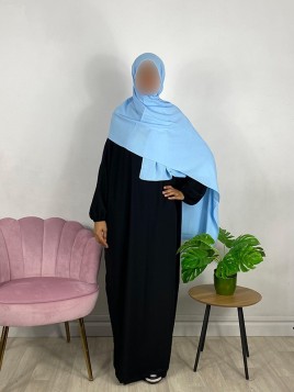 Hijab en jazz - Bleu ciel