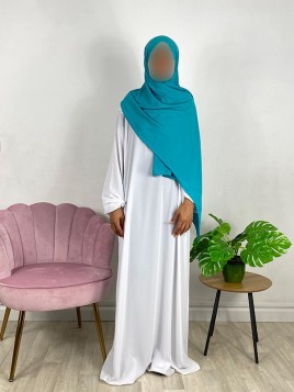 Hijab soie de médine vert...