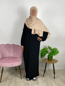 Hijab soie de médine Beige