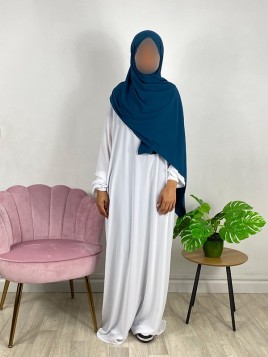 Hijab soie de médine Bleu...