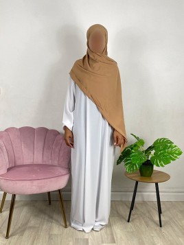 Hijab soie de médine Camel