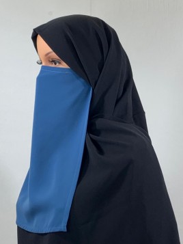 Half niqab bleu jean 2554 -...