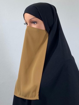 Half niqab caramel 2662 -...