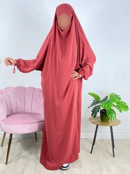 Jilbab 1 Pièce cerise 159 -...