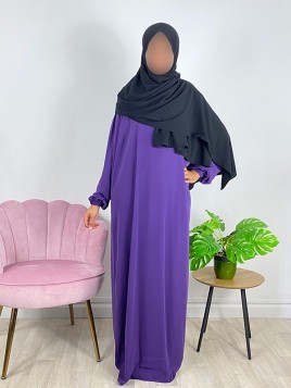 Abaya Manches élastiques -...