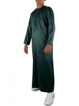 Qamis emirati enfant satiné...