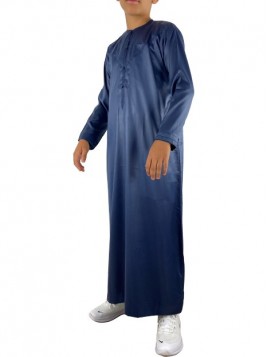 Qamis emirati enfant satiné...