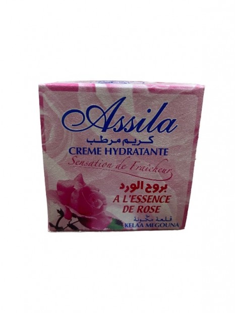 Crème hydratante à l'essence de rose - Assila