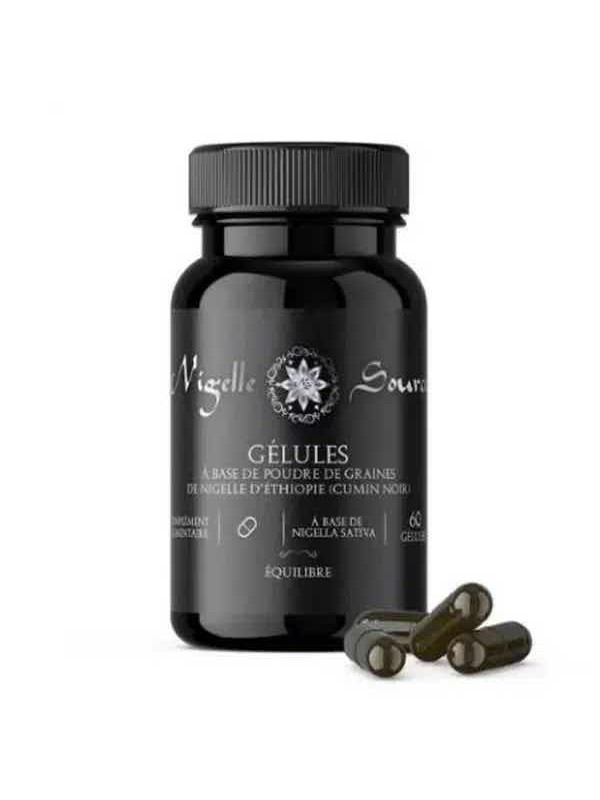 60 gélules de nigelle d’Éthiopie – Nigelle Source