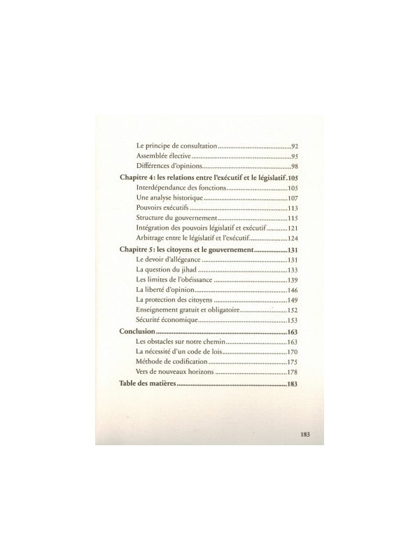Les principes de l'Etat et du gouvernement en islam- Muhammad Assad - Edition Héritage