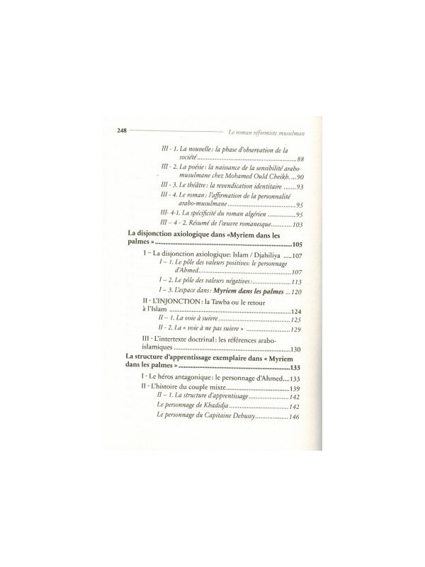 Le roman réformiste musulman d'expression française en Algérie (1919-1939) -Nadhim Chaouche- Héritage éditions