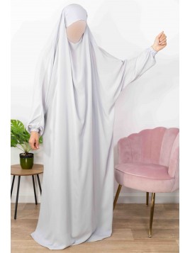 Jilbab 1 Pièce  Gris Clair...