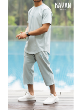 Ensemble Cambo - bleu - Kayan