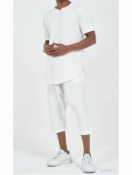 Ensemble Azur- écru - Qabail