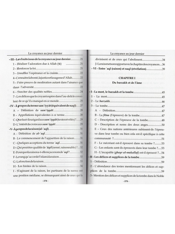 La Croyance au Jour Dernier