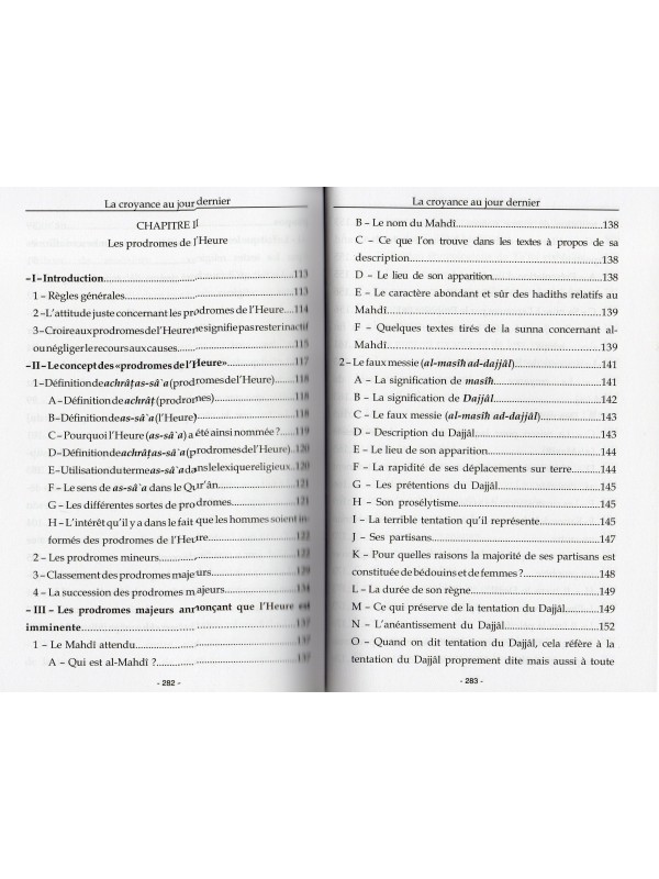 La Croyance au Jour Dernier