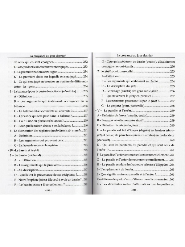 La Croyance au Jour Dernier