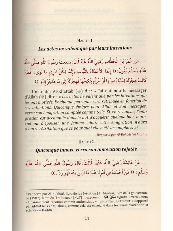 L'Explication De 99 Hadiths Concis