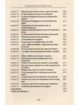 L'Explication De 99 Hadiths Concis