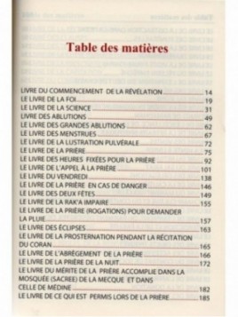 Le Petit Sahîh Al-Boukhârî (Arabe/Français)