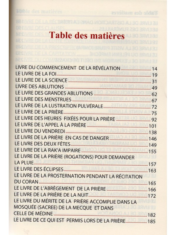 Le Petit Sahîh Al-Boukhârî (Arabe/Français)