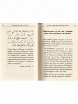 Le rôle de la Femme dans la réforme de la société