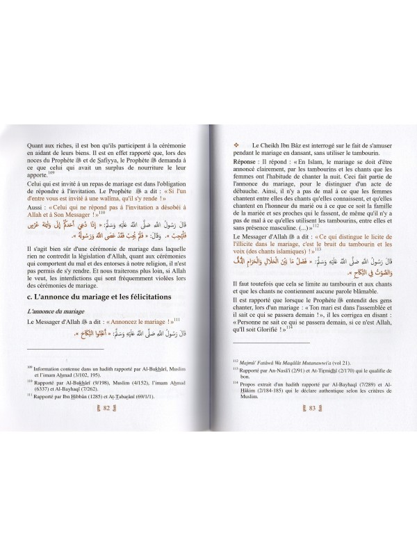 Le Mariage en Islam