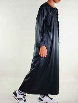 Qamis emirati enfant satiné...
