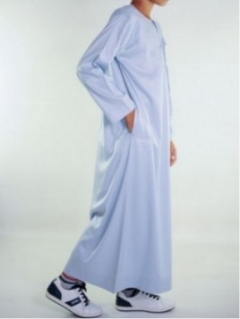 Qamis emirati enfant satiné...