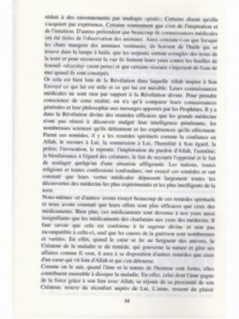 Commentaires sur l'authentique de la médecine prophétique