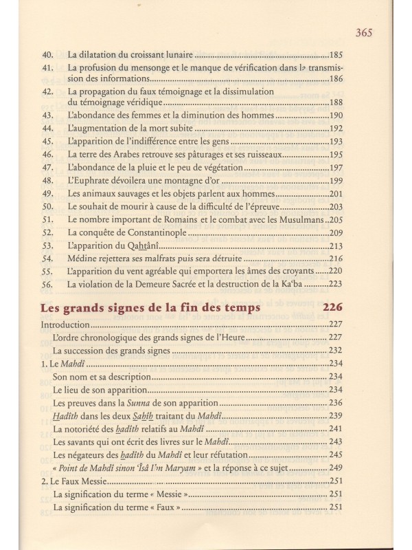 Les signes de la fin des temps