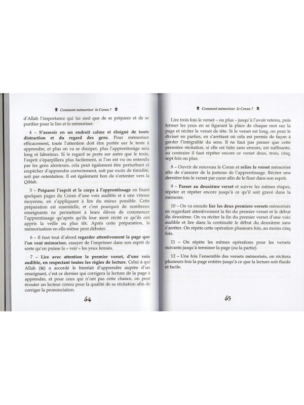 COMMENT MEMORISER LE CORAN