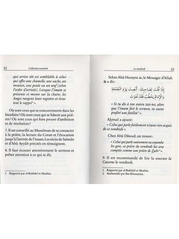 LE VENDREDI REGLES BIENSEANCES MERITES