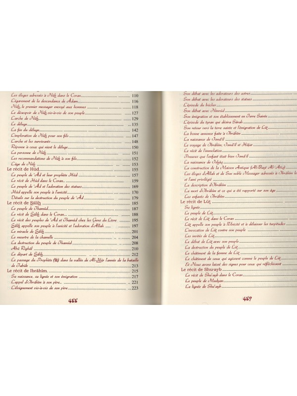 L'AUTHENTIQUE DES RECITS DES PROPHETES 2 VOLUMES