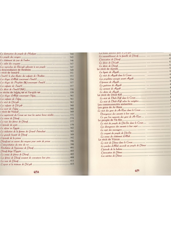 L'AUTHENTIQUE DES RECITS DES PROPHETES 2 VOLUMES