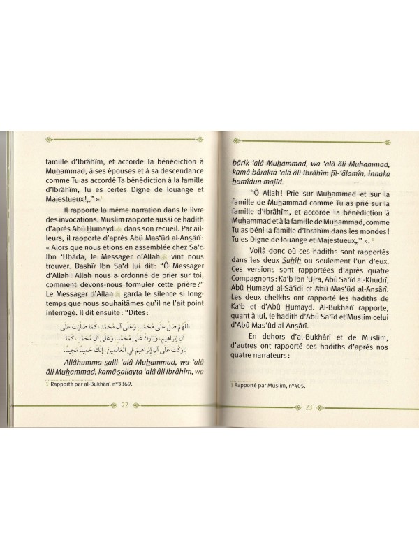 LA PRIERE SUR LE PROPHETE 