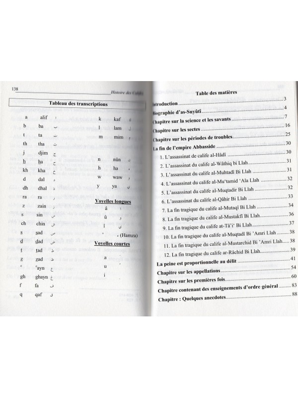 L'HISTOIRE DES CALIFES