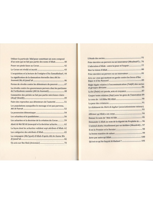 QUESTIONS ET REPONSES CONCERNANT LA CROYANCE