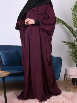 Abaya papillon Prune 294 -...